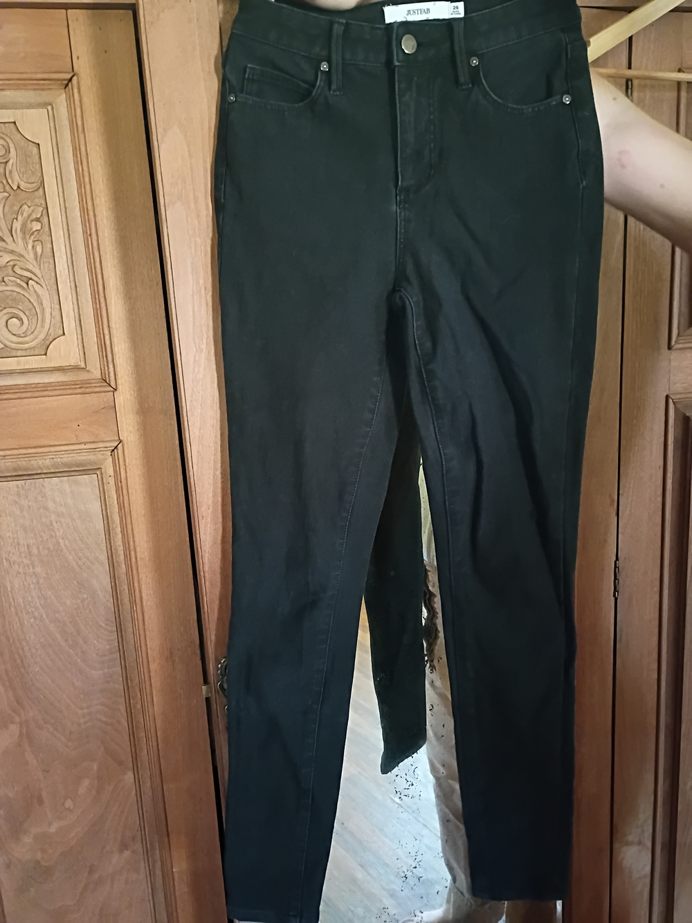 JustFab Black Slim Jeans